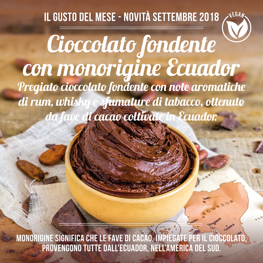 Cioccolato fondente con monorigine Ecuador ITA